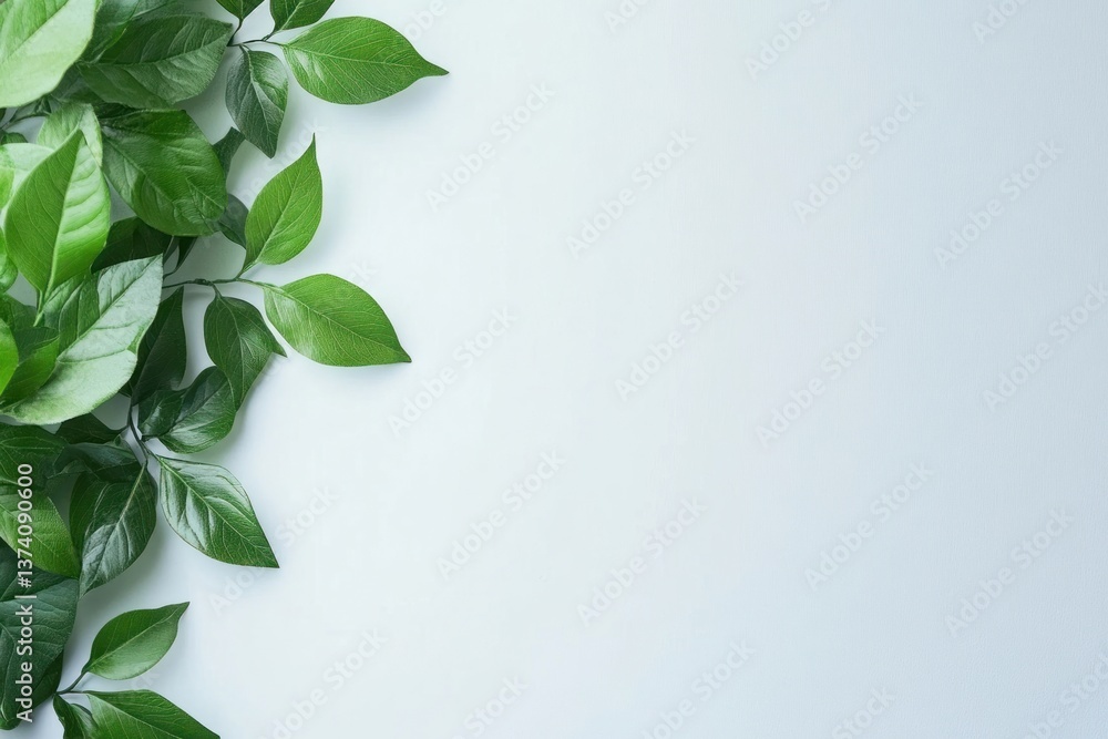 Green leaves branch leaf background plant. Green leaves branch leaf background plant.