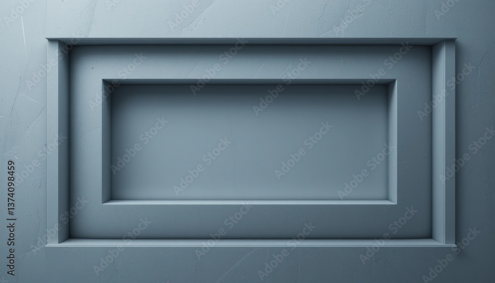 Creating modern minimalist wall designs with geometric frames contemporary interior digital artwork indoor straight-on view aesthetic appeal