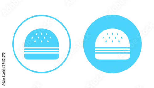 Burger icon vector. burger sign and symbol. hamburger