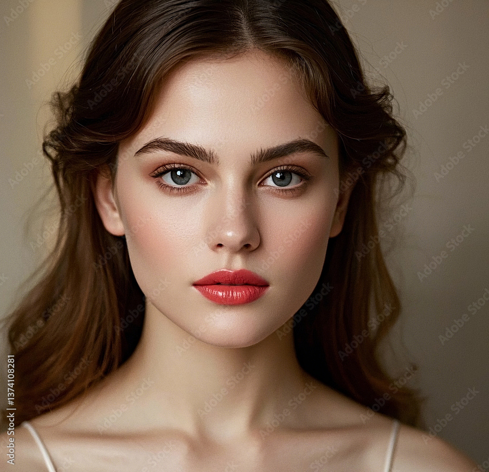 Portrait of a woman. Portrait of a woman.