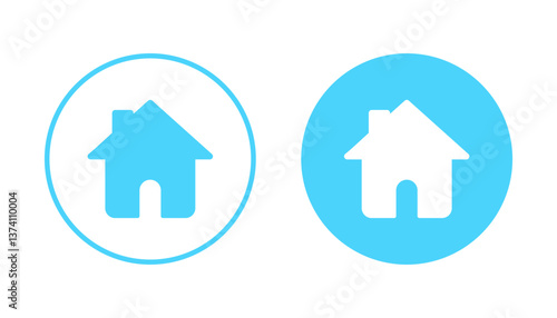 House icon vector. Home sign and symbol