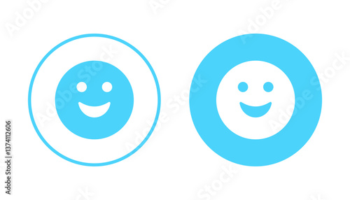 Smile icon vector. smile emoticon icon. feedback sign and symbol