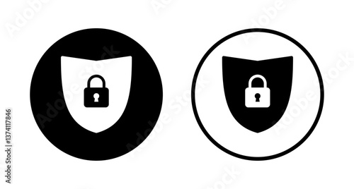 Security icon logo design. protection icon. privacy. vpn