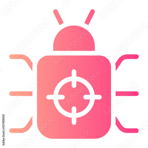 bug fixing gradient icon