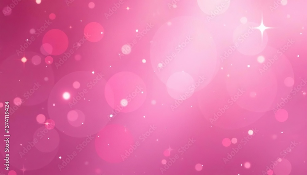 Pink starry background with sparkling accents, perfect for a dreamy design, magical, sparkles Pink starry background with sparkling accents, perfect for a dreamy design, magical, sparkles
