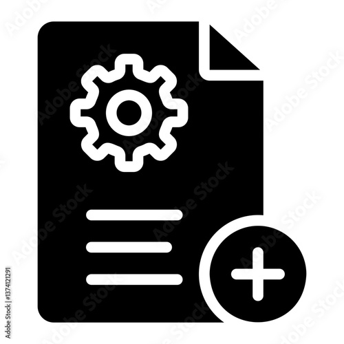 add task glyph icon