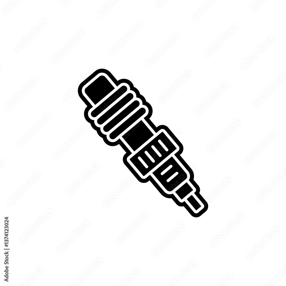motorcycle spark plug icon , automotive icon motorcycle spark plug icon , automotive icon