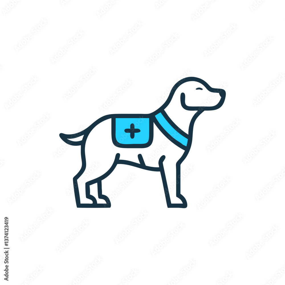 rescue dog icon rescue dog icon