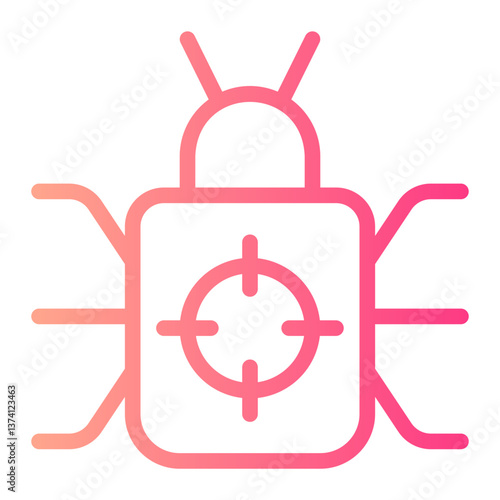 bug fixing gradient icon