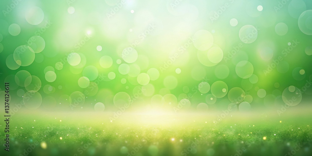 Serene Green Meadow with Sparkling Bokeh Lights A Vibrant Nature Background Ideal for Spring Themes Serene Green Meadow with Sparkling Bokeh Lights A Vibrant Nature Background Ideal for Spring Themes