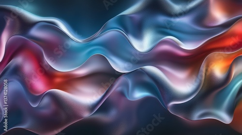 A vibrant abstract backdrop featuring neon lines, available as stock