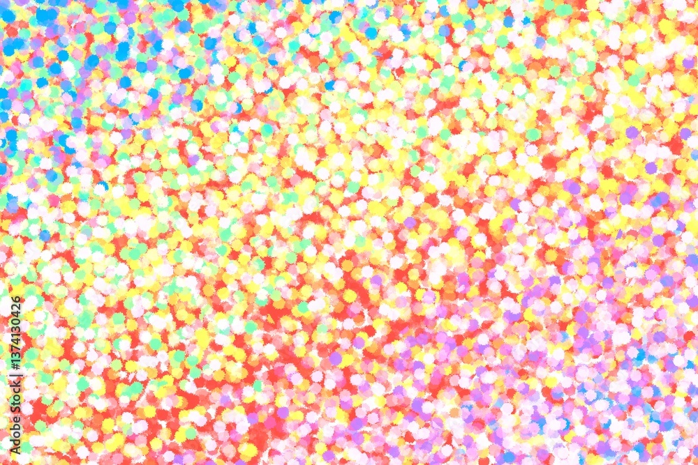 Vibrant display of colors creating an energetic atmosphere Vibrant display of colors creating an energetic atmosphere