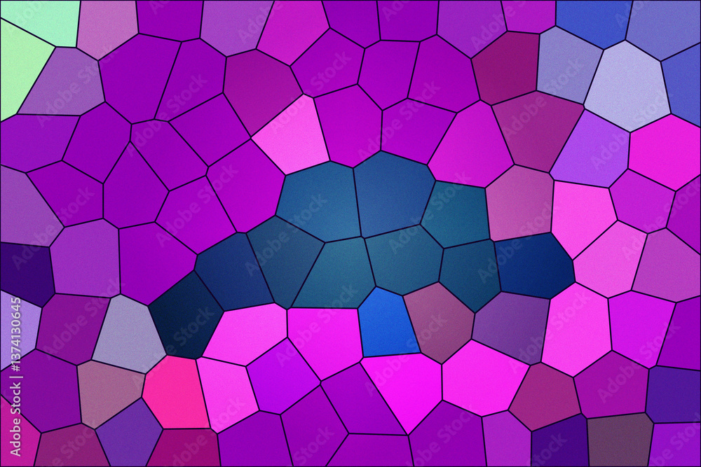 Vibrant geometric patterns blending purple and teal hues in abstract design Vibrant geometric patterns blending purple and teal hues in abstract design