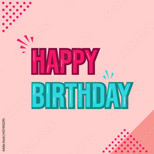 Happy Birthday Graphic Design (21)