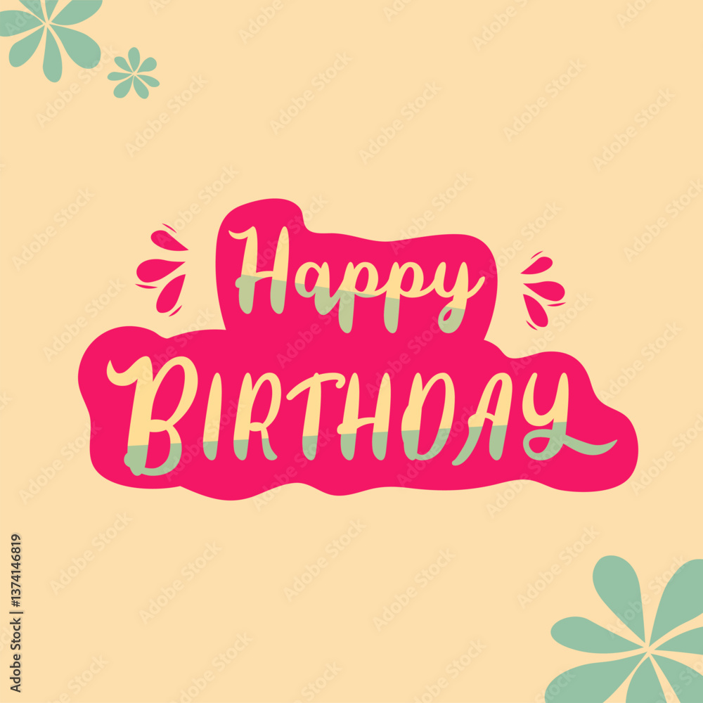 Happy Birthday Greeting Card (4) Happy Birthday Greeting Card (4)