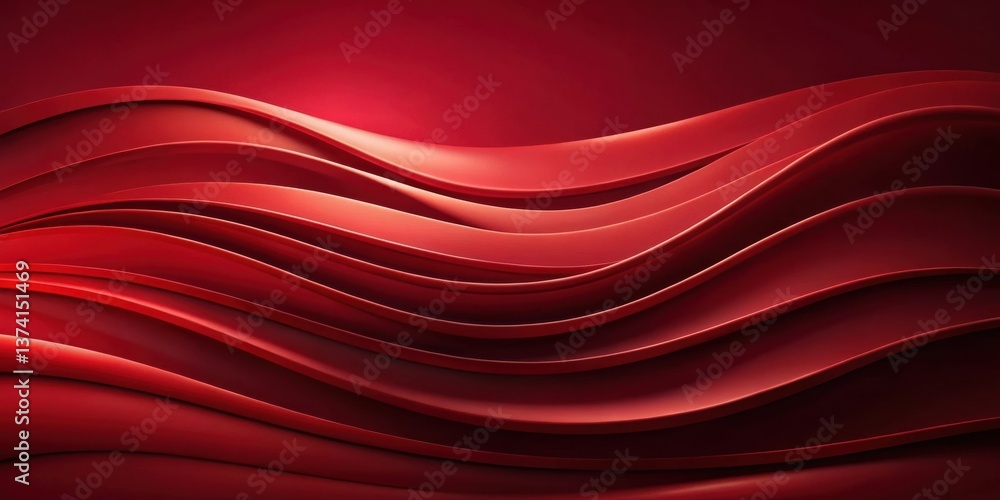 Abstract Crimson Waves A Seamless Texture of Elegant, Curving Lines and Soothing Red Hues Abstract Crimson Waves A Seamless Texture of Elegant, Curving Lines and Soothing Red Hues