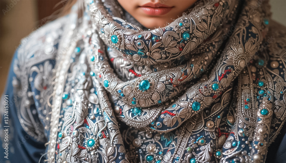 Fototapeta premium colorful scarf