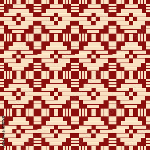 seamless geometric pattern, Geometric Weave
Abstract Textile
Modern Geometry
Linear Pattern
Shape Symphony
Constructed Cloth
Symmetrical Design