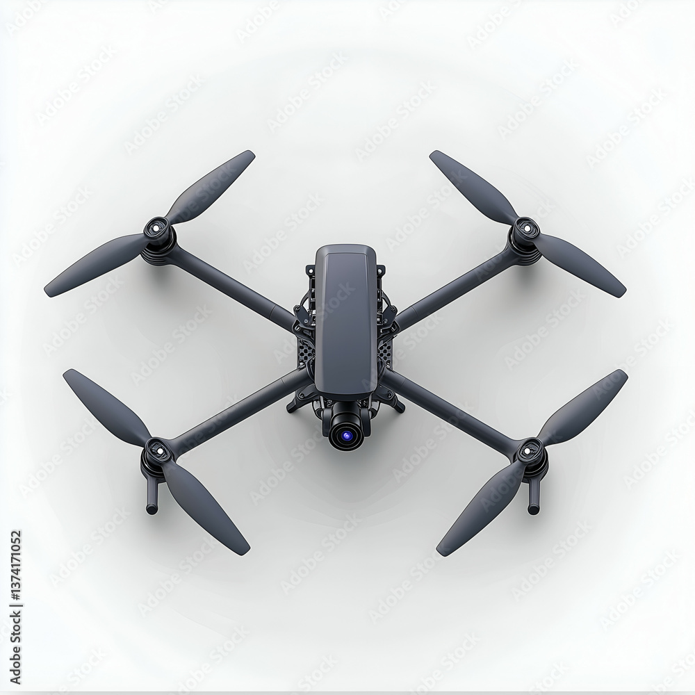 <Aerial Drone Technology: High-Tech Quadcopter Hovering in Modern Urban Environment> <Aerial Drone Technology: High-Tech Quadcopter Hovering in Modern Urban Environment>