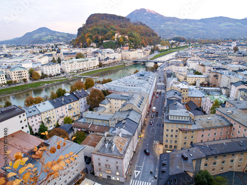 Salzburg, Stadtanischt, Österreich, Salzburg Stadt