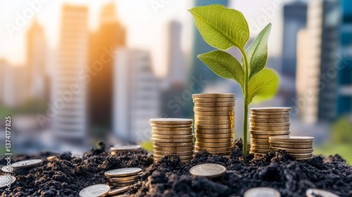 City administration, daughter company, taxation, simplified tax system, urban landscape, modern office building, business environment, financial growth, corporate identity