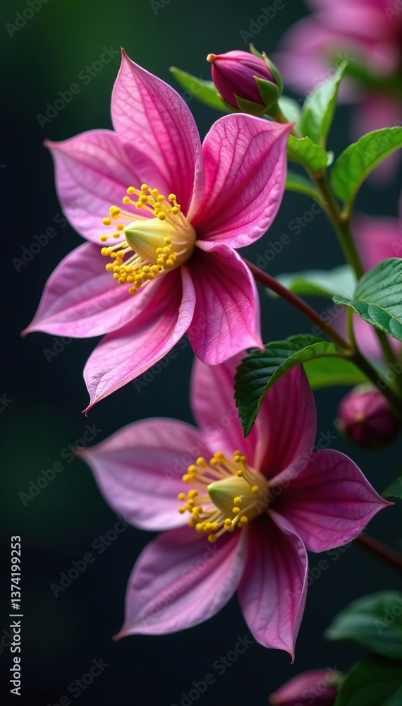 Vibrant hellebore blooms in shades of pink, purple, and yellow, hellebore, colorful Vibrant hellebore blooms in shades of pink, purple, and yellow, hellebore, colorful