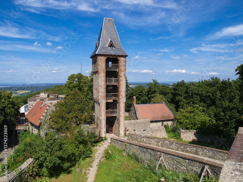 Burg Frankenstein, Bergstrasse, Deutschland, Hessen, Darmstadt