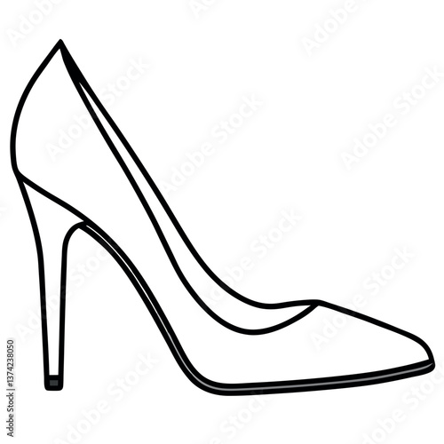 High heels shoes