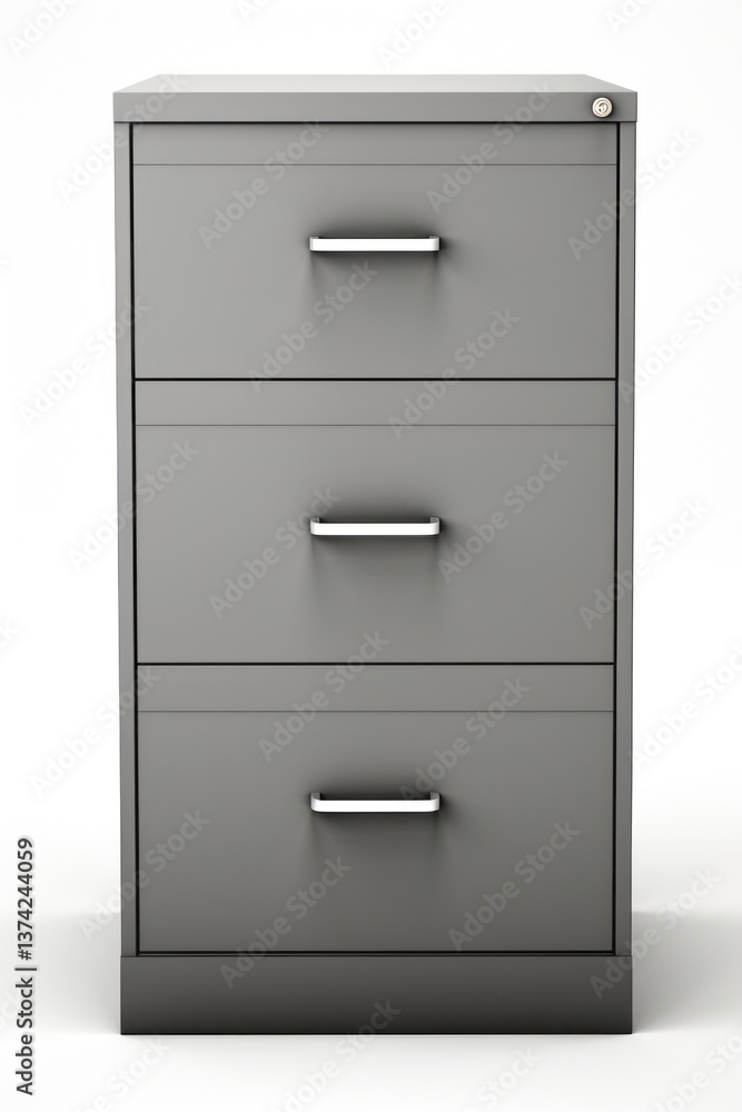 Modern filing cabinet furniture drawer white background. Modern filing cabinet furniture drawer white background.