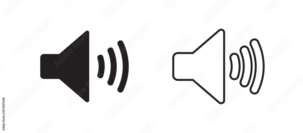 speaker icon , volume icon vector speaker icon , volume icon vector