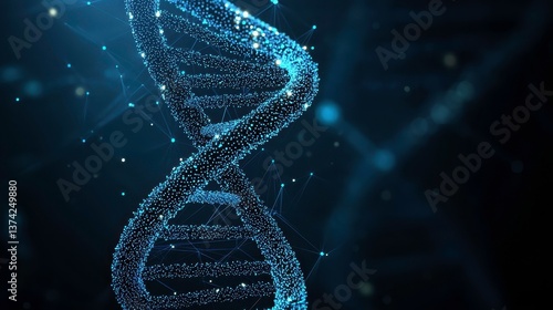 DNA Molecule Abstract Science technology healthcare