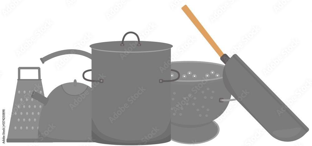 Fototapeta premium Kitchen utensils set.