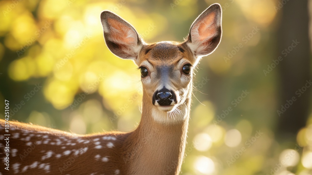 Deer, kindness and respect. Generative AI Deer, kindness and respect. Generative AI