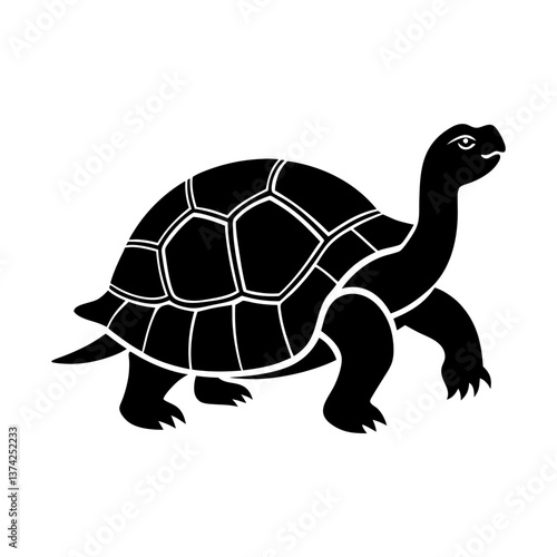  Extinct animal Pinta island Tortoise silhouette 