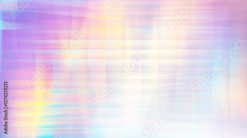 Soft pastel holographic ribbed glass. Pearlescent textured gradient