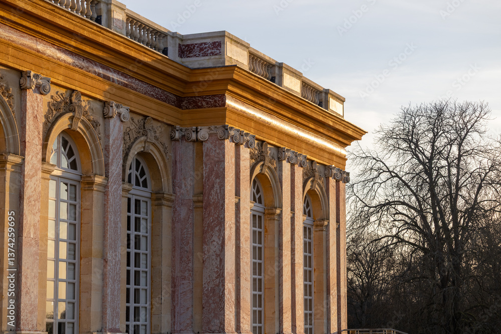 Obraz premium old building in the city of versailles