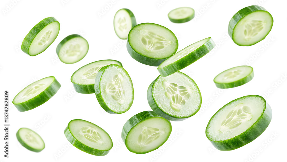 cucumbers isolated on white background cucumbers isolated on white background