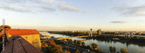 Canvas Print Bratislava, Brücke Novi Most, Slowakische Republik, Pressburg