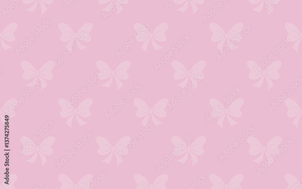 Bow pattern pink background Bow pattern pink background