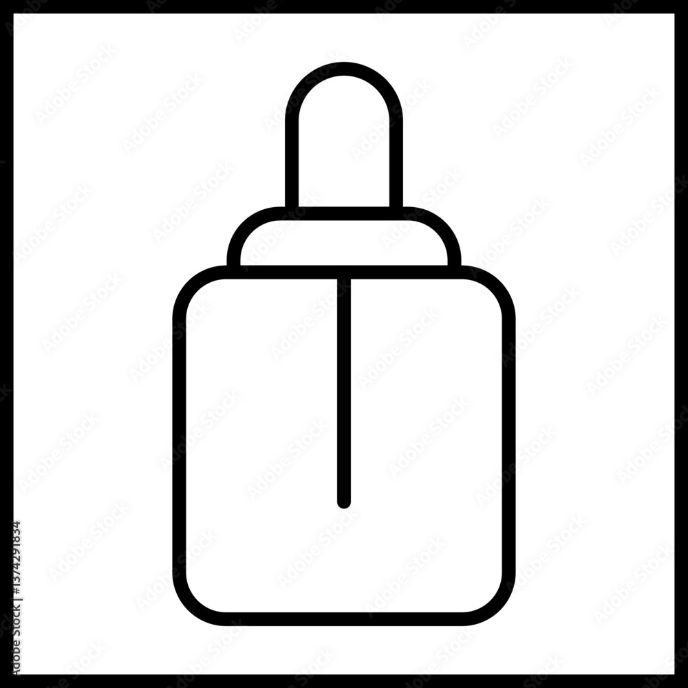 Face Serum Icon Design Face Serum Icon Design