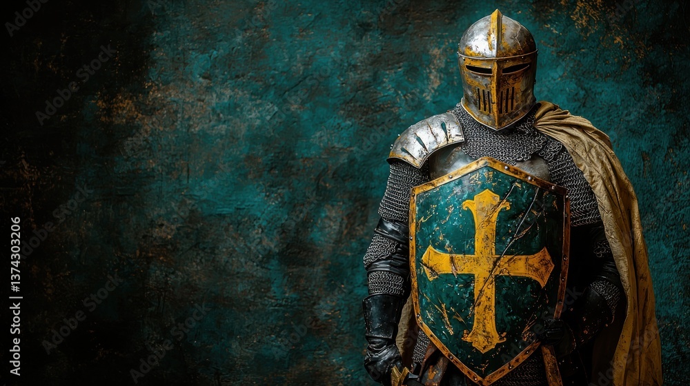 Medieval knight in armor Medieval knight in armor