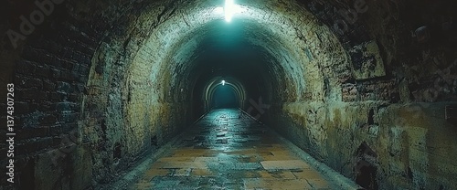 Ancient stone tunnel