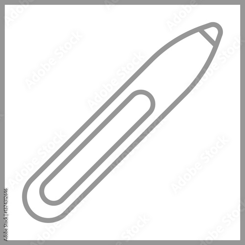 Eyebrow Pencil Icon Design