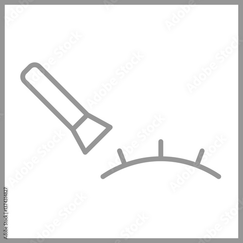 Eyebrow Gel Icon Design