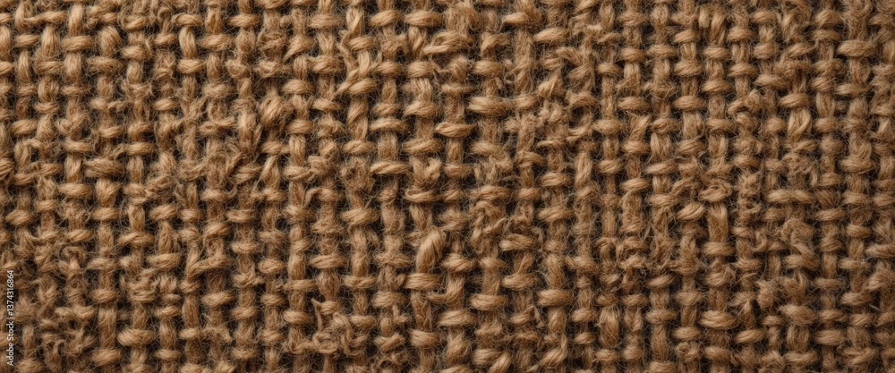  Tweed Territory Magnified View of Woven Brown Fabric Exploring the Art of Textile
