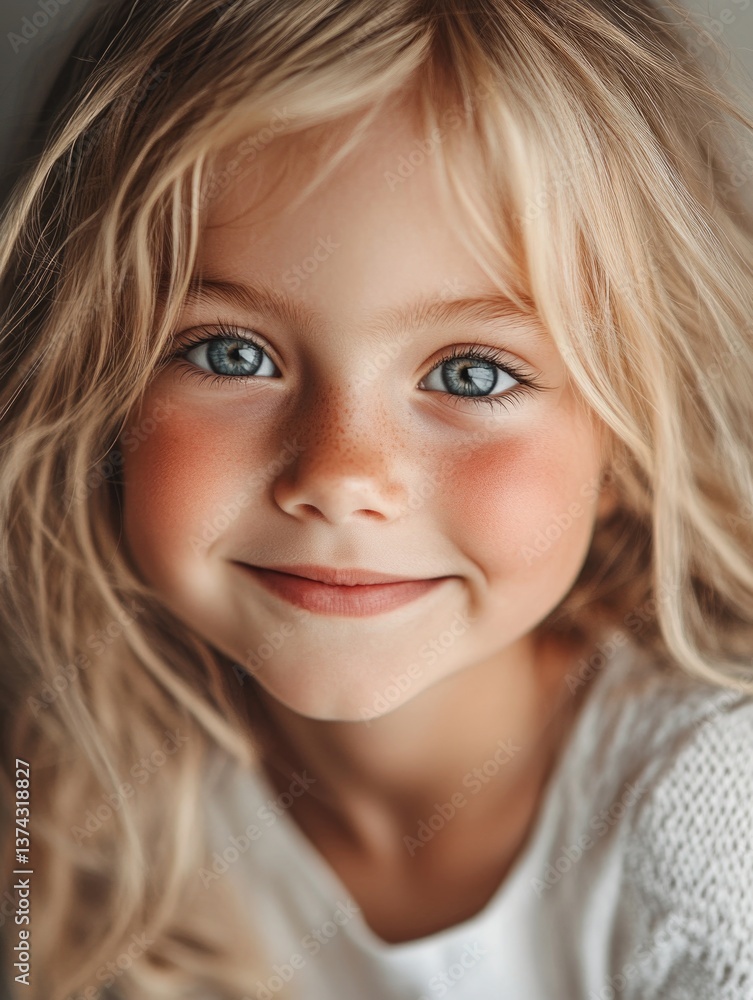 Young girl smiling at camera Young girl smiling at camera