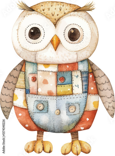 owl toy in Overalls