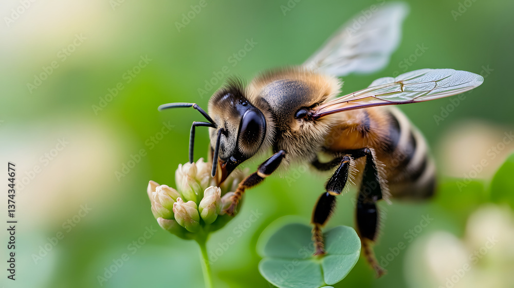 A bee buzzing around a patch of lavender flowers, its wings a blur as it gathers nectar from the tiny purple blossoms under a clear blue sky. A bee buzzing around a patch of lavender flowers, its wings a blur as it gathers nectar from the tiny purple blossoms under a clear blue sky.