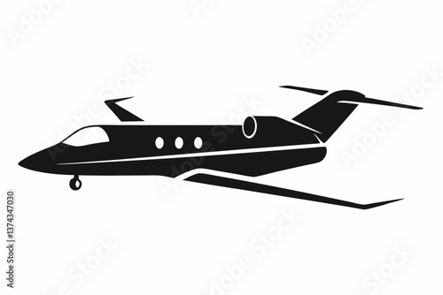 vector illustration of a plane