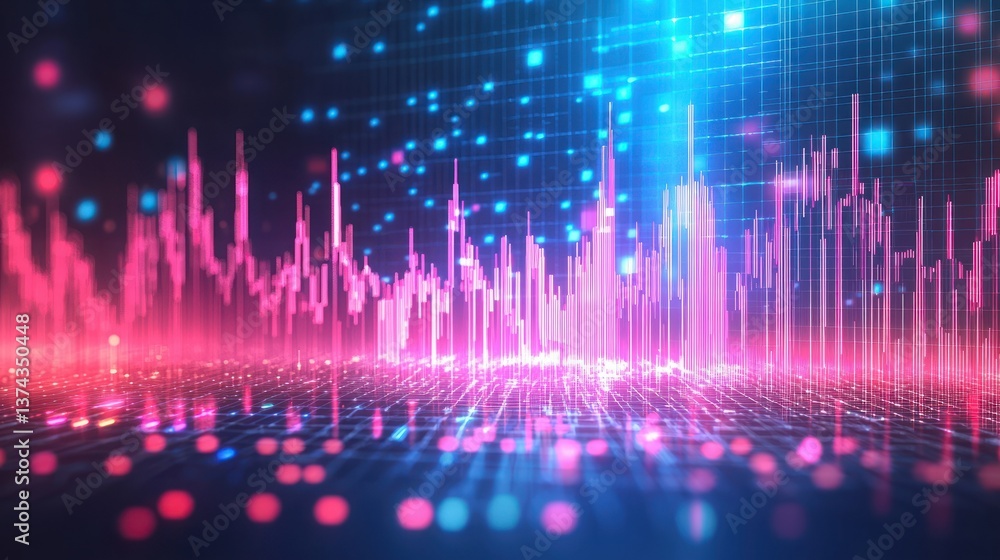 Colorful Visualization of Data Waves Representing Language Processing and AI Computation Advances in Digital Spaces Colorful Visualization of Data Waves Representing Language Processing and AI Computation Advances in Digital Spaces